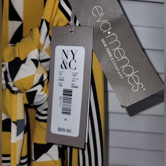 NY&Company Eva Mendes Geometric Print Dress - Picture 3 of 3